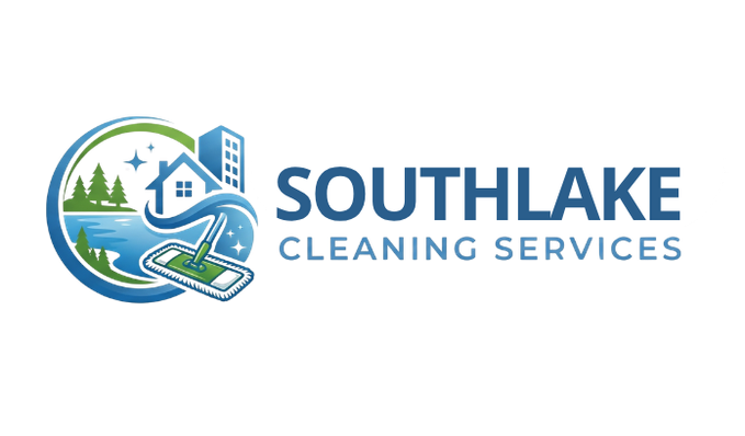 logo y tarjeta south lake cleaning services lupita juarez